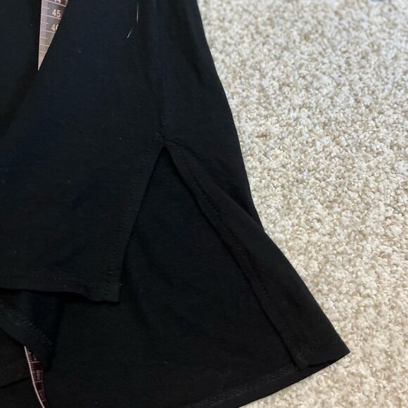 Gibson Mesh Lightweight Long Sleeve Black Sweater Size M - Picture 9 of 9